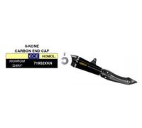Arrow Exhaust Terminal X-Kone Kawasaki Z 125 2021-2023