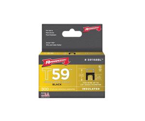 Arrow Fastener 091-591168BL .25 in. Insulated Staple Black 300- Box