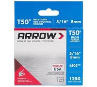 Arrow A505IP-6 T50 Staples 8mm 5/16" Bulk Pack of 5000