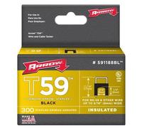 Arrow Fastener 591188BL 1/4" X 5/16" Black T59 Staples