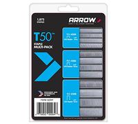 Arrow T50MP Staple Multi Pack (1875 Assorted Staples)