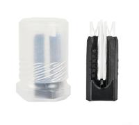 Arrow Fletching Jig 3.2-4.2mm 3D Printed Scale(Black) | Made of PE plastic, lightweight yet sturdy, 80x33mm compact size, white and orange options, weather resistant