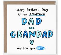 Arrow Gift Co - Father’s Day Card for Dad and Grandad, We Love You Lots