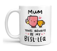 Arrow Gift Co - Mum, You'll Always Be My Best-Tea Mug - Birthday Gift, from Son, Daughter, Best Mother Gift, Mummy