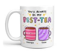 Arrow Gift Co My Best Tea - Personalised Mug, You'll Always Be My Best-Tea, Bestie Gift