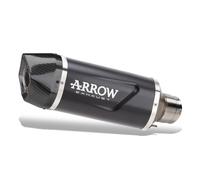 ARROW INDY RACE EVO DARK ALUMINUM-CARBY SILENCER FOR KAWASAKI Z 650 2024-2026