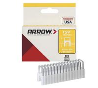 Arrow Insulated Staples (300) 8x8mm - Clear, 5/16 Inch X 5/16 Inch