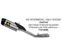 ARROW Muffler Indy Race Titanium + Joint Black Yamaha MT-10 2022-2023
