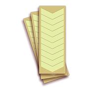 Arrow Photoluminescent Stickers - 30 Pack, 4x2 Inch - Premium Self-Adhesive Glow in The Dark Vinyl, Safety Tape, Perfect for Garages, Home, Office, Switches, Steps, Stairs, Exits, Walls.