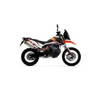 Arrow Race-tech Titanium With Carbon End Cap Ktm 790 Adventure ´19-20 Not Homologated Muffler Silver Not Homologated unisex