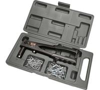 Arrow RL100K Riveter with Case and Assorted Rivets Set