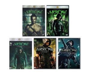 Arrow: Seasons 1-5 DVD Collection (The Complete First, Second, Third, Fourth, Fifth, Sixth and Seventh Seasons / Season 1, 2, 3, 4, 5, 6, 7) [Spanish Artwork]