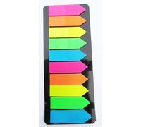 Arrow Shape 250 Sticky Adhesive Highlighter Transparent Film Index Tabs Flags / Strips