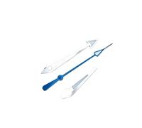 Arrow Shaped Pointer for Nh35/nh36movements Watch Hands Pointer Green Super Bright Stainless Steel Watch Pointer(Blue Mist)