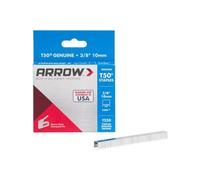 Arrow Staples Arrow T50 Staples 3/8" (10mm) Ref. 506 - Heavy-Duty (3 Pack, 1250 Each) For Upholstery, Wood, Fabric & Crafting
