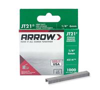 Arrow Staples Jt21 Box 1000 - 1/4 in
