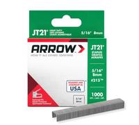 Arrow A215 Jt21 T27 Staples 8Mm ( 5/16In) (Box 1000)
