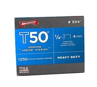 Arrow T50 Staples Size: 1/4" - 6mm Pack: 1250