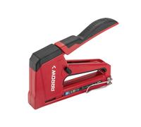 Arrow Staple Gun AT50RED2 T50 2-in-1 Heavy-Duty Manual Brad Nailer for Upholstery Red
