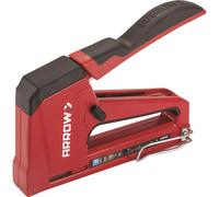 Arrow Staple Gun AT50RED2 T50 2-in-1 Heavy-Duty Manual Brad Nailer for Upholstery Red