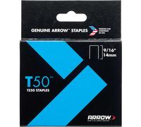 Arrow T50 Staples Size: 9/16" - 14mm Pack: 1250