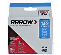 Arrow T50 Staples 8mm (1250) Heavy Duty Stapling Tools Hardware Workshop Diy