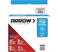 Arrow A506IP T50 Heavy Duty Staples 3/8" (Pack Of 5000)