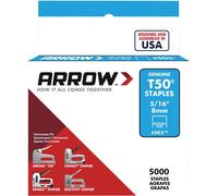 Arrow T50 Steel Staples For T50 Heavy Duty Hand Staple Gun