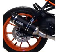 Arrow Thunder Aluminium Dark With Carbon End Cap Ktm Rc 390 ´17-20 Homologated Muffler