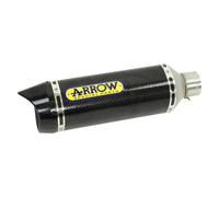 Arrow Thunder Aluminium Dark With Carbon End Cap Yamaha Mt-07 ´14-20 Homologated Muffler