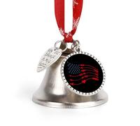 Arrow U.S.A. Flag Christmas Tree Bells Decorations Xmas Ornaments Home Decor Wreath Windows Door