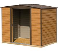 8x6 Woodvale Metal Apex Shed with Floor