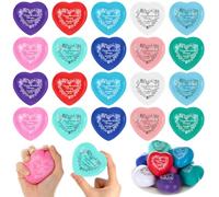 Arrowbash 10 Pcs Occupational Therapy Heart Stress Balls Bulk Thank You OT Gifts Multicolor Relief Stress Ball Occupational Therapist Nursing Assistants Adult Medical Work Team Appreciation Gifts