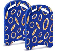 Arrowbash 2 Pcs Golden Rings Kickboard Swimming Training Kick Board Learn to Swim Pool U Design Summer Aid Float Equipment Swimming Exercise Training Board in Water Pool Accessories