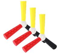 Arrowbash 3 Pack Hand Eye Coordination Trainer Reaction Catch Trainer Hand Speed Reflex Challenge Game EVA Foam Reaction Ball Set for Football Basketball Baseball Team Sports, Reflex Agility Training