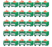 Arrowbash 30 Set Resin Dumpster Trash Shape with Fire Gift It's Fine I'm Fine Everything's Fine Sign Emotional Desk Accessories Team Employee Appreciation Gift for Christmas Office Coworker (Green)
