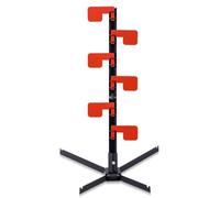 Arrowbash AR500 Dueling Tree Target Kit Six Steel Swing Paddles 4 x 1/4 Shooting Sports Competition Shooting Targets with Safety Stand Easy Set Up