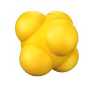 Arrowbash Soccer Agility Ball Reaction Ball 8 Inch Yellow Training Equipment for Speed Agility Coordination, Non Slip Design for Soccer Drills Fitness and Quick Footwork for Goalie Gifts