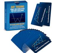Arrowbash Stock Market Trading Flash Cards 67 Chart and Candlestick Pattern Cards for Technical Analysis, Ideal for Day Traders, Swing Traders & Investors of All Levels