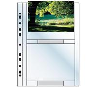 Arrowfile Acid-Free Photo Refill Pages for 7x5 / 130x180mm Prints, Pack of 10, Holds 40 Photos, Fits A4 Binders