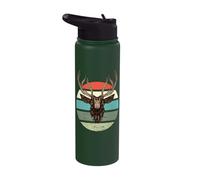 Arrowhead Deer Indian Artifacts Arrowhead Hunting Animal Stainless Steel Insulated Water Bottle