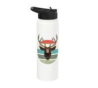Arrowhead Deer Indian Artifacts Arrowhead Hunting Animal Stainless Steel Insulated Water Bottle