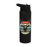 Arrowhead Deer Indian Artifacts Arrowhead Hunting Animal Stainless Steel Insulated Water Bottle