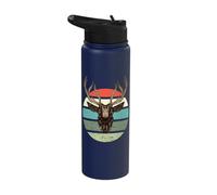 Arrowhead Deer Indian Artifacts Arrowhead Hunting Animal Stainless Steel Insulated Water Bottle