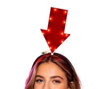 Arrowhead Headband - Light Up Funny Party Headwear
