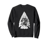 Arrowhead Hunter Indian Chief Relic Hunting Native American Sweatshirt