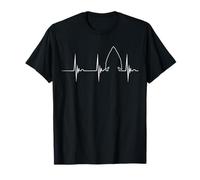 Arrowhead Hunting Heartbeat EKG Pulse Hunter Flint Knapping T-Shirt
