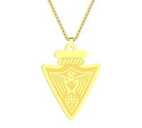 Arrowhead Necklace Women Mens Viking Pendant Celtic Sword Spear Eagle Charm Neck Chain Nordic Amulet Talisman Protection Jewelry Gift (197G)