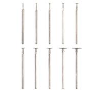 ARROWMAX 10pcs T Shape Diamond Burr - 3/32'' Shank Mini Channel Cutting Burs Diamond Mounted Stone Carving Bits for Rotary Tools Includes Dremel