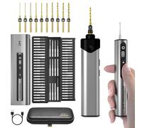 ARROWMAX 7.4V Mini Electric Screwdriver & Drilling Adapter, Mini Electric Drill Precision Screwdriver Set, 70 in 1 Bit, 5 Torque Settings, 5/32''Hex, Repair Tool for Phone Camera Laptop Watch (M1D)